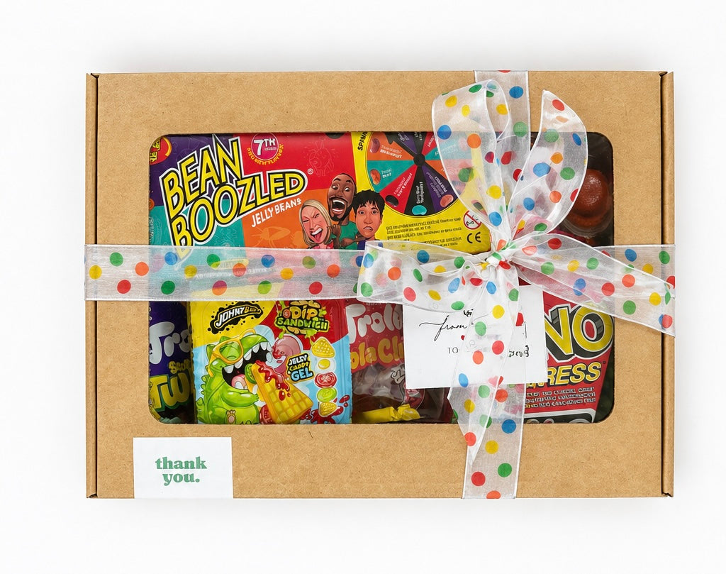 Užkandžių ir žaidimų rinkinys “Lucky Snacks Box”