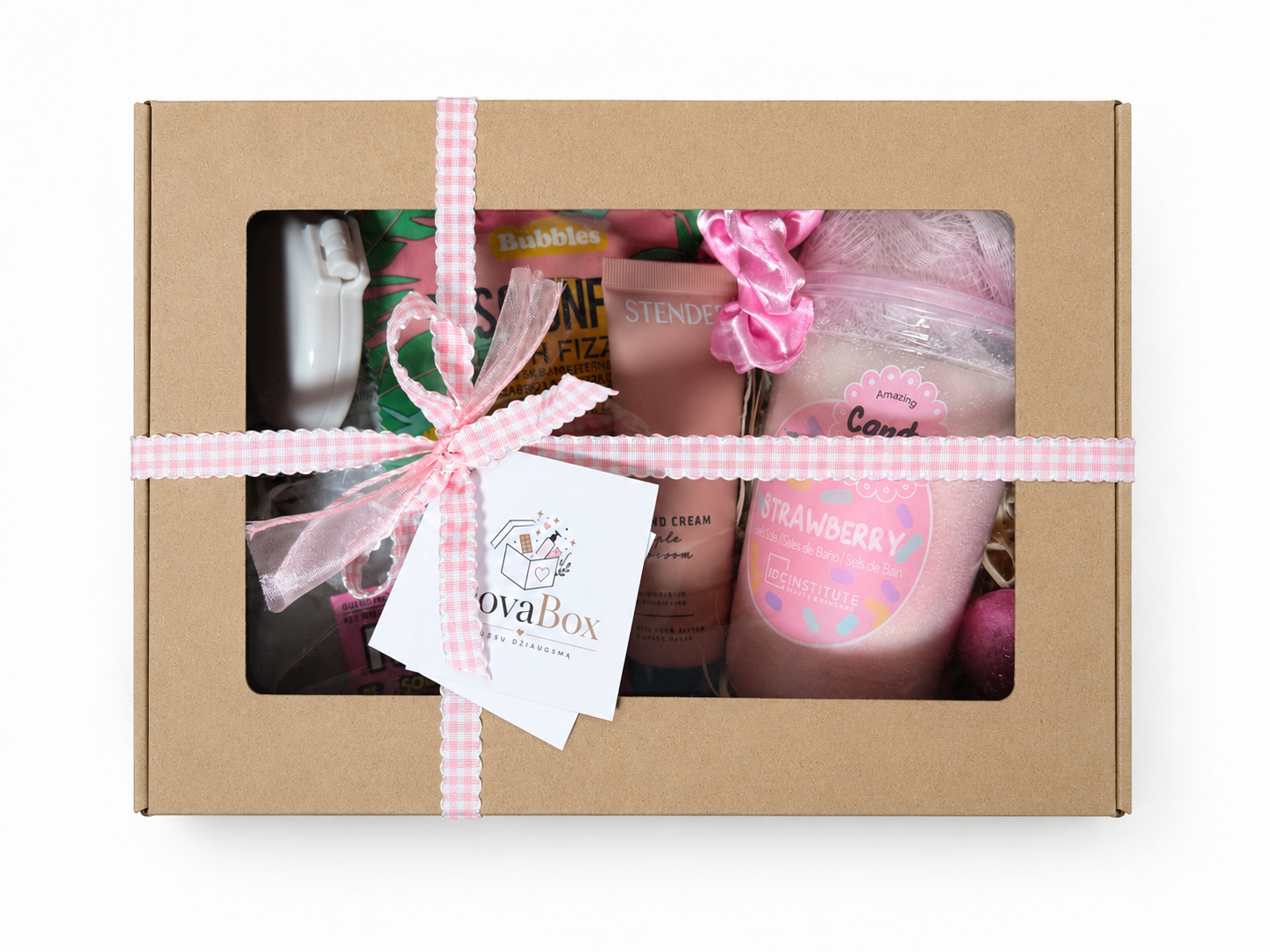 Kūno priežiūros rinkinys “Pink Gift Box”